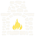 Fire Place Wht